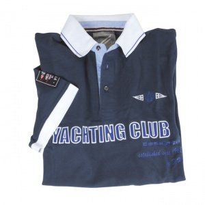 Kurzarm-Polo Yachting Club, navy