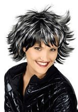 Kurze Fransen-Perücke mit Pony und Sträh