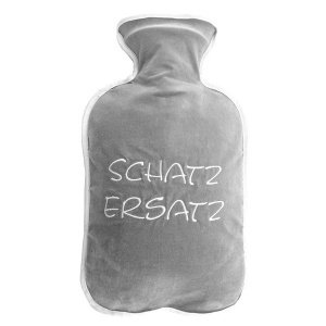 Kuschel-Wärmflasche *Schatz Ersatz*