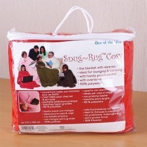 Kuscheldecke mit Ärmeln in Rot