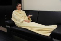 Kuscheldecke zum Anziehen - Rot