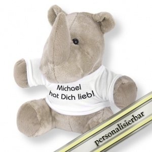 Kuschelgruß Nashorn