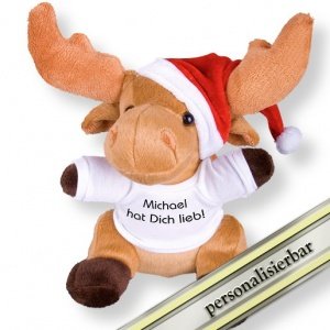Kuschelgruß Xmas-Elch