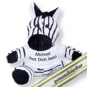 Kuschelgruß Zebra