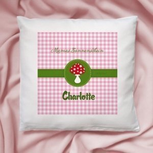 Kuschelkissen mit Glückspilz und Wu