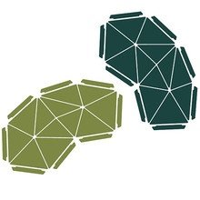 Kvadrat Clouds, Tempo - 8er-Set, limonen