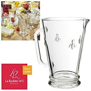 La Rochère Glas-Krug mit Bienen, 1,0 Lit