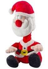 Lachender Weihnachtsmann Plüschfigur 30c