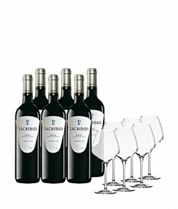 Lacrimus Crianza +  6 Stölzle Gläser gra