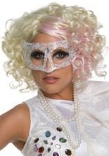 Lady Gaga Locken-Perücke blond-pink