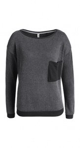 Lässiger Doubleface Pullover