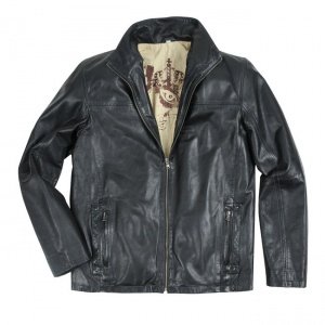 Lamm-Nappajacke Samo schwarz