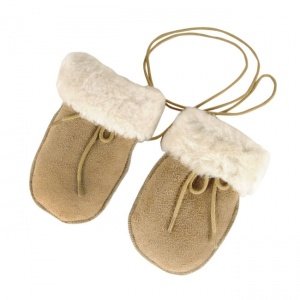 Lammfell-Fäustlinge für Babys