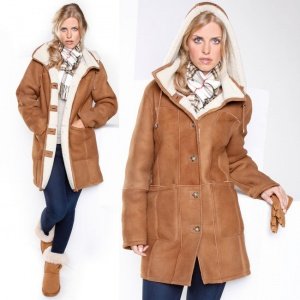 Lammfell-Mantel Elenor