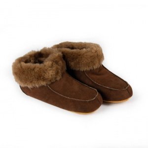 Lammfell-Schuhe, braun