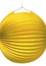 Lampion Gartenparty Deko gelb
