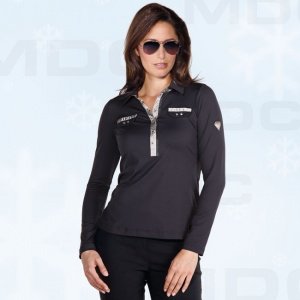 Langarm-Shirt Button