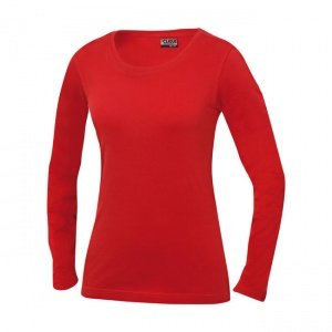 Langarm-Stretchshirt Carolina rot