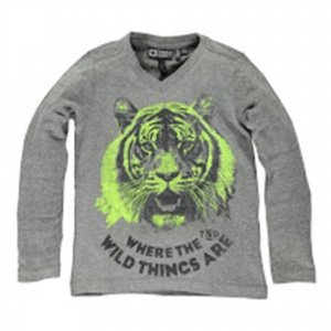 Langarmshirt 7006 iron melange