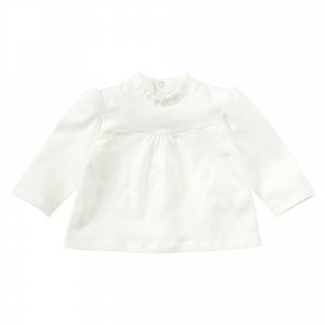 Langarmshirt Basic weiß