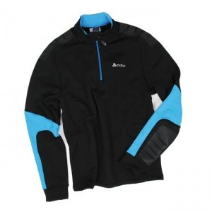 Langarmshirt Val Tremola schwarz-blau