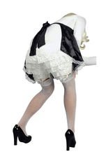 Lange Spitzen-Höschen weiss