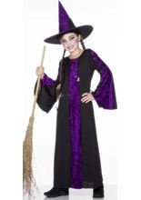 Langes Hexenkleid für Kinder