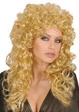 Langhaar-Locken-Perücke, blond