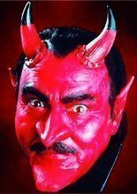 Latex-Applikation Teufelshörner klein