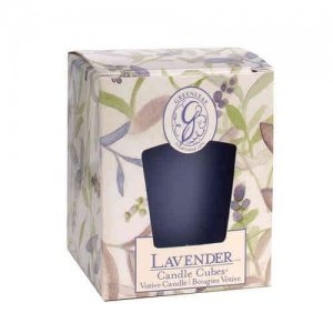 -Lavender- Candle Cube Votive, Greenleaf
