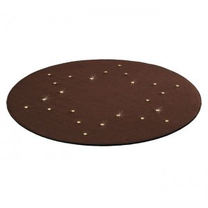 LED-Christbaumdecke 24 stars braun