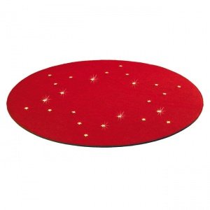LED-Christbaumdecke 24 stars rot