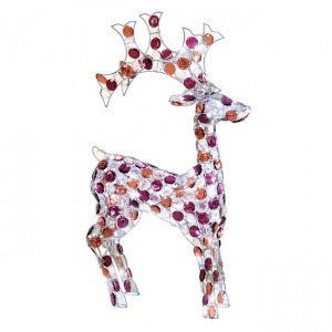 LED-Crystal-Rentier, stehend