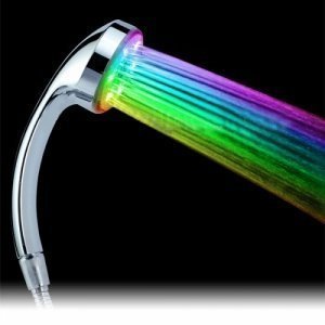 LED Duschkopf - Buntes Wasser