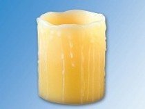 LED Echtwachs-Kerze mit Luftzugsensor 10