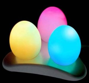 LED-Eier 3er-Set