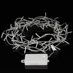 LED-Mini-Lichterkette transparent, 48 Li