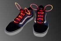 LED Schnürsenkel in Rot