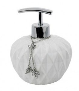 LENE BJERRE Crystal Seifenspender Weiß