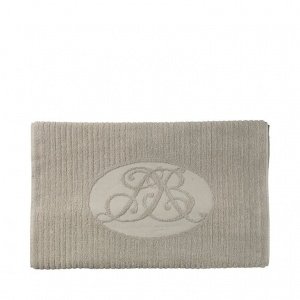 LENE BJERRE Handtuch Monogram grau L