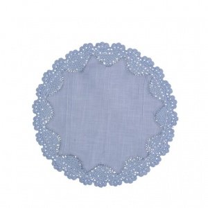 LENE BJERRE Korbserviette Coco rund blau