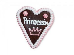 Lebkuchenherz Prinzessin