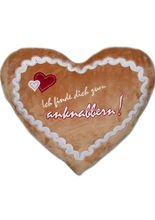 Lebkuchenherz Kissen - Ich finde dich...