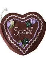 Lebkuchenherz Trachten Tasche braun-lila