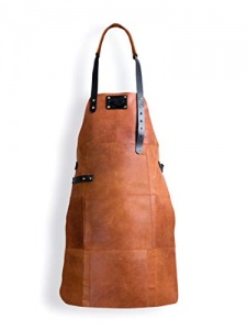 Leder Barista Schürze Mann