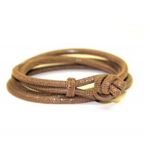 Lederarmband "Baumrinde"