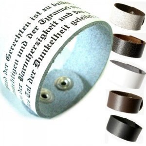 Lederarmband mit Gravur - 8142