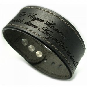 Lederarmband mit Gravur - 8173