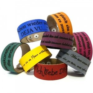 Lederarmband mit Gravur