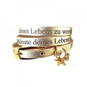 Lederarmband mit Gravur 